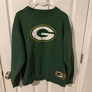 Majestic Green Day Packers Crewneck Sweatshirt size M unisex